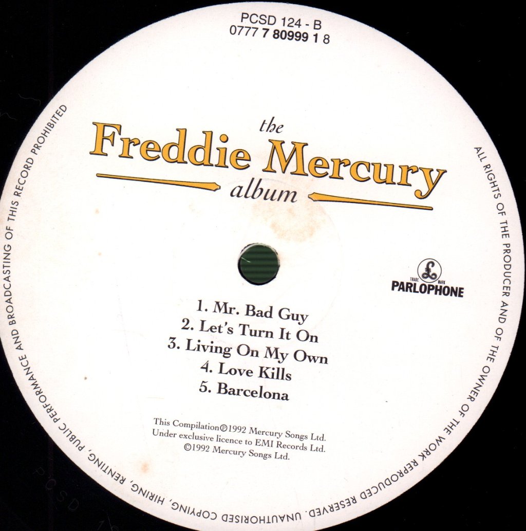 Freddie Mercury - Freddie Mercury Album - Lp