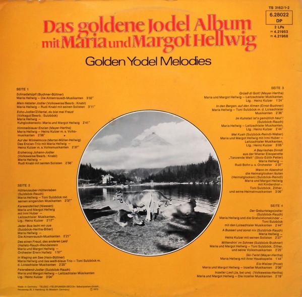 Maria & Margot Hellwig - Das Goldene Jodel Album Mit (golden yodel melodies) - Double Lp