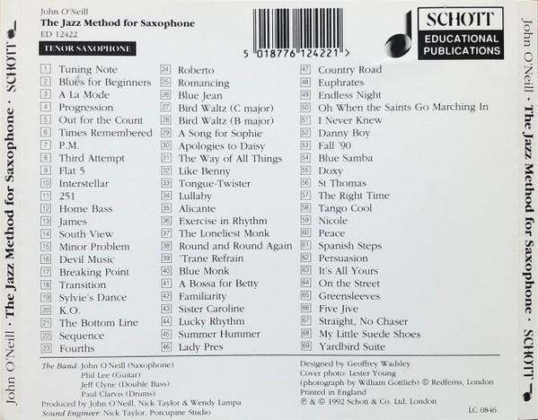 John O'Neill - Jazz Method For Saxophone - Cd