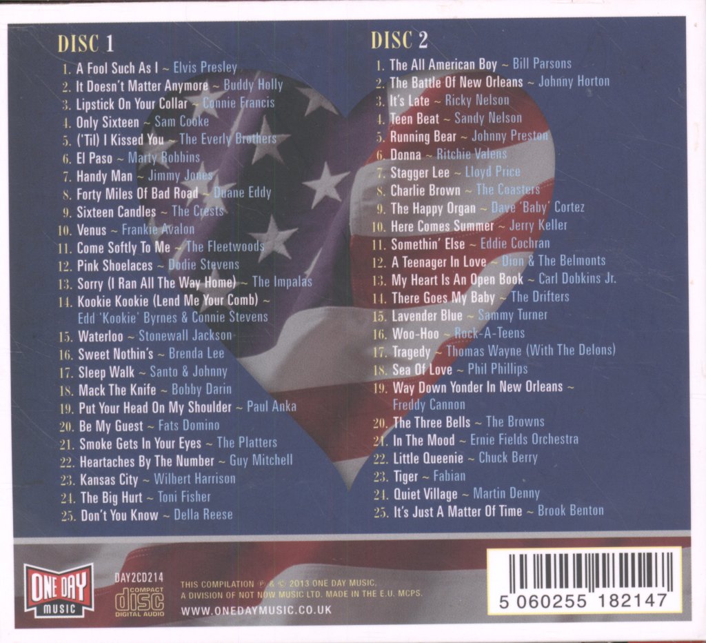 Various Artists - American Heartbeat 1959 - Double Cd