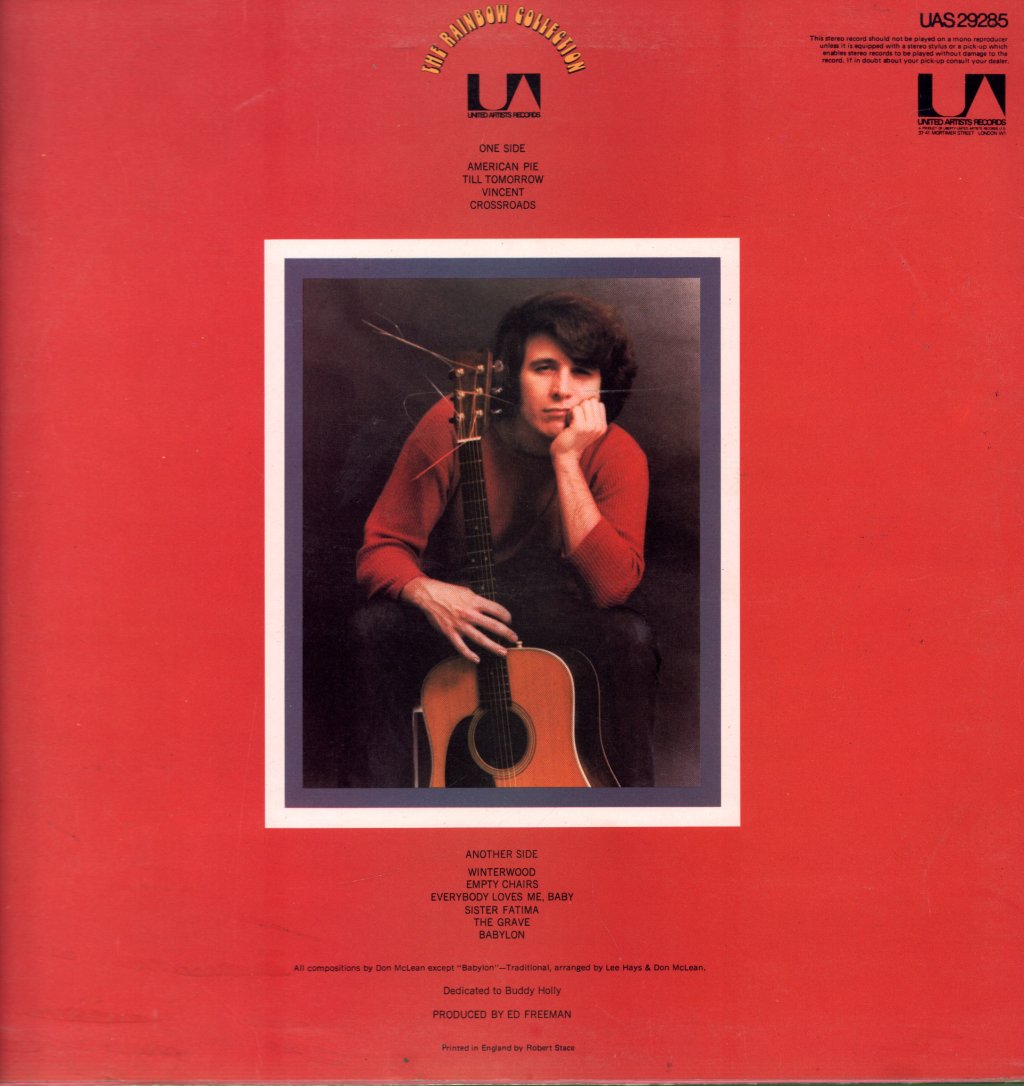 Don McLean - American Pie - Lp