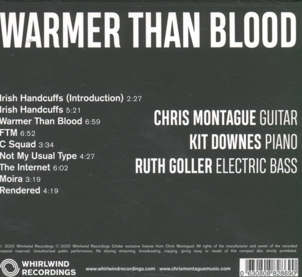 Chris Montague - Warmer Than Blood - Cd