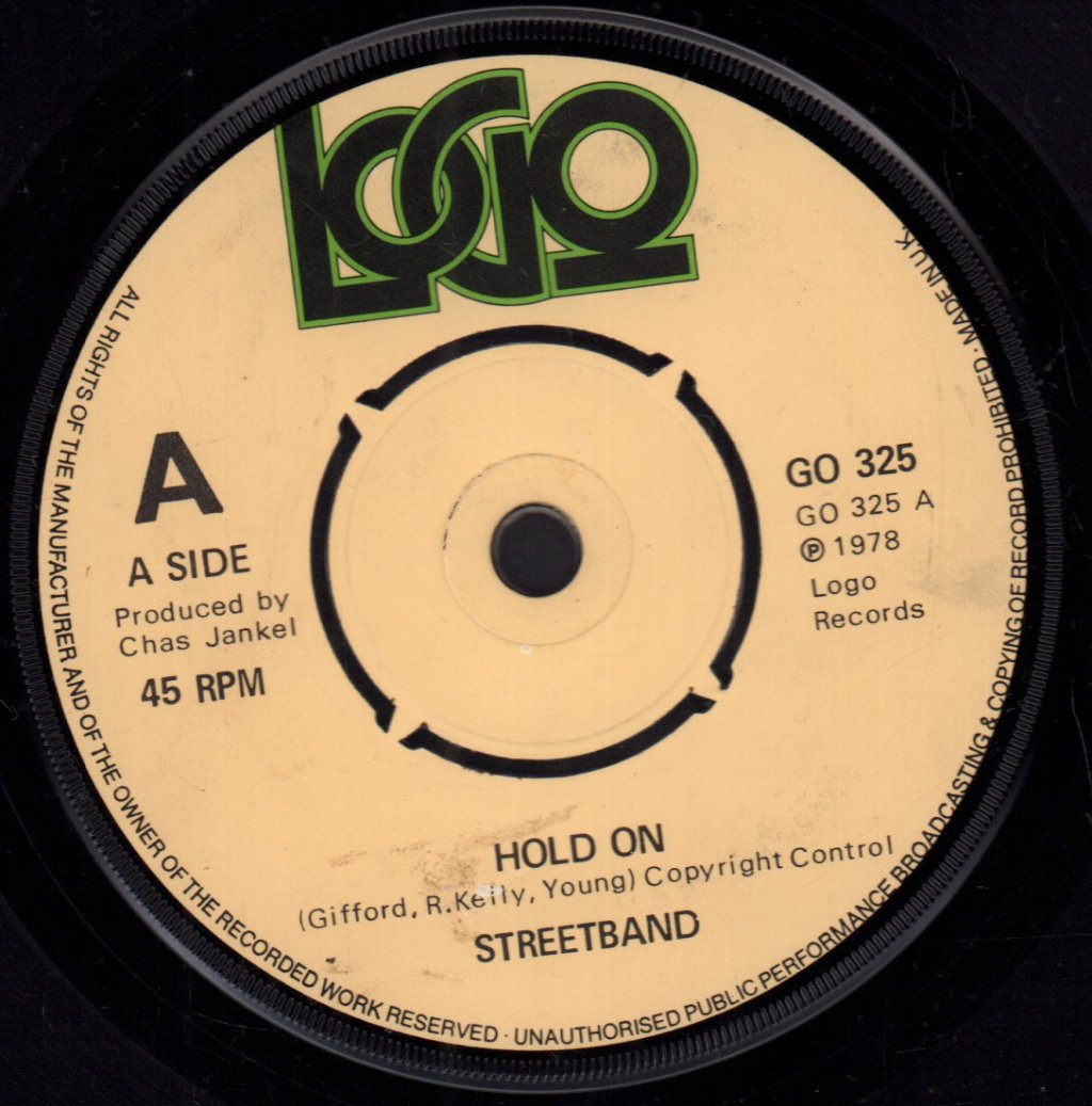 Streetband Featuring Paul Young - Hold On - 7 Inch