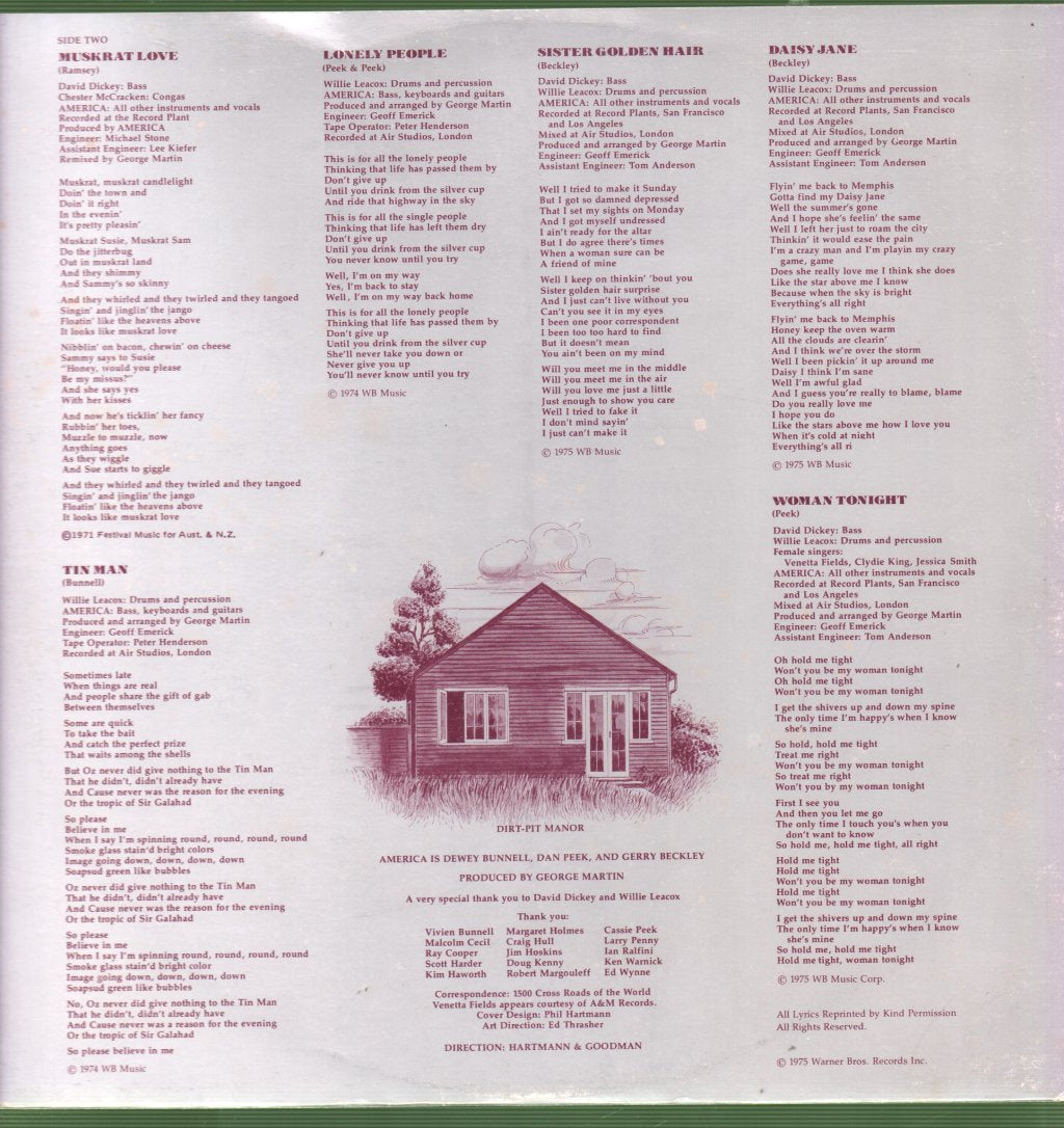 America - History (Greatest Hits) - Lp