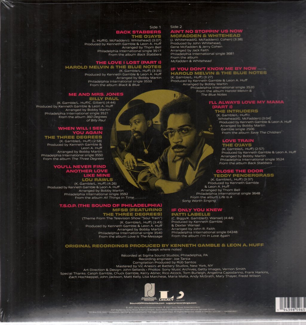 Various Artists - Best Of Philadelphia International Records - Lp