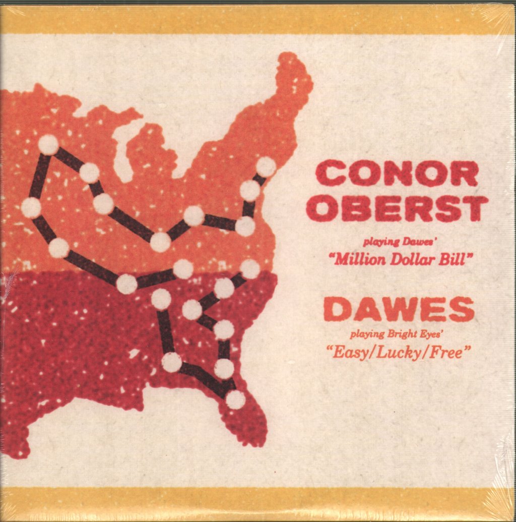 Conor Oberst/Dawes - Million Dollar Bill /Easy/Lucky/Free - 7 Inch