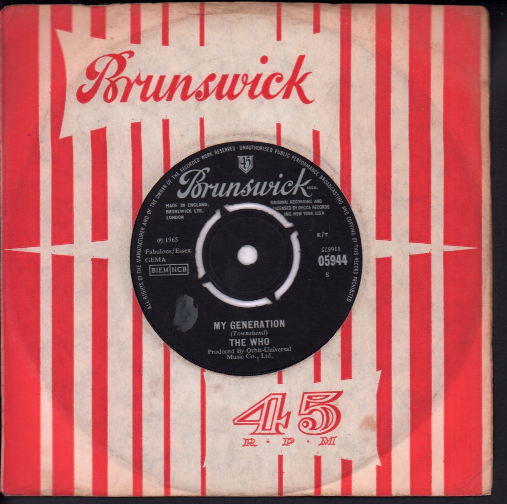 Who - My Generation - 7 Inch