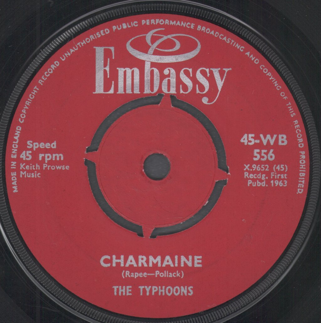 Typhoons - Charmaine - 7 Inch