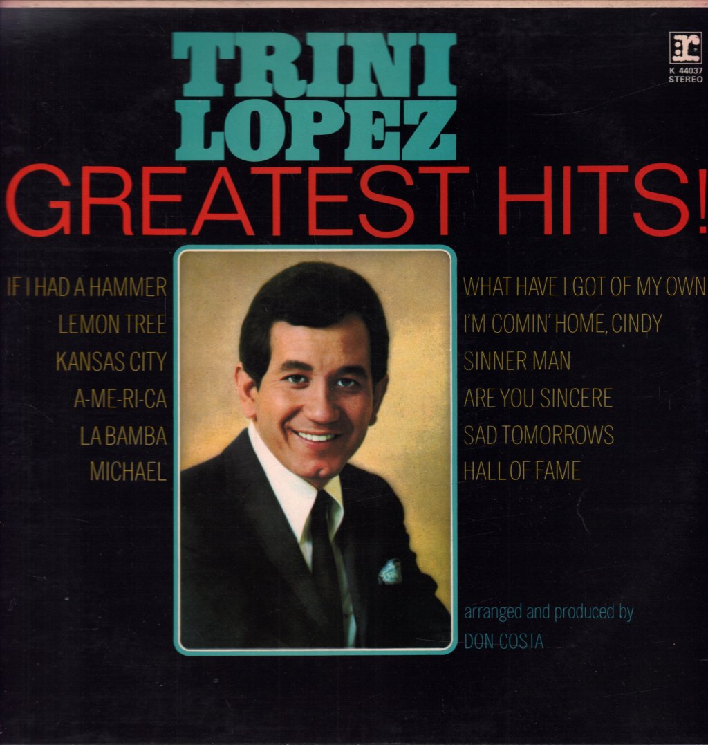 Trini Lopez - Greatest Hits! - Lp