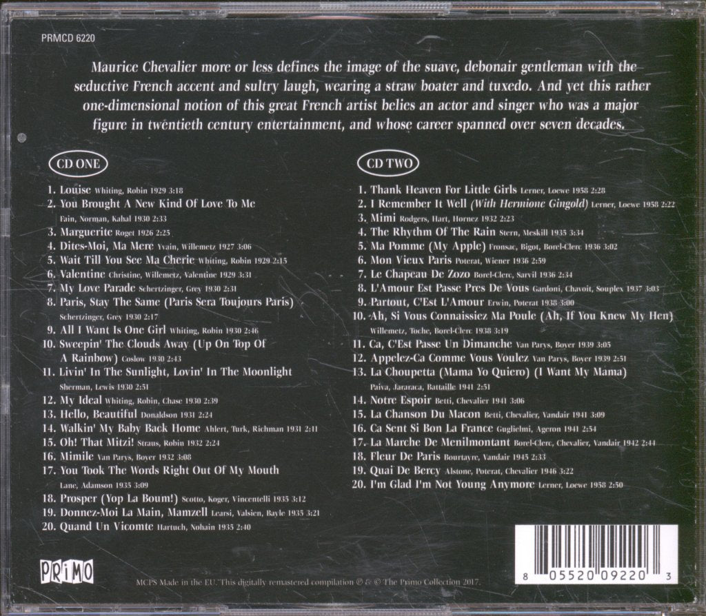 Maurice Chevalier - Essential Recordings - Double Cd