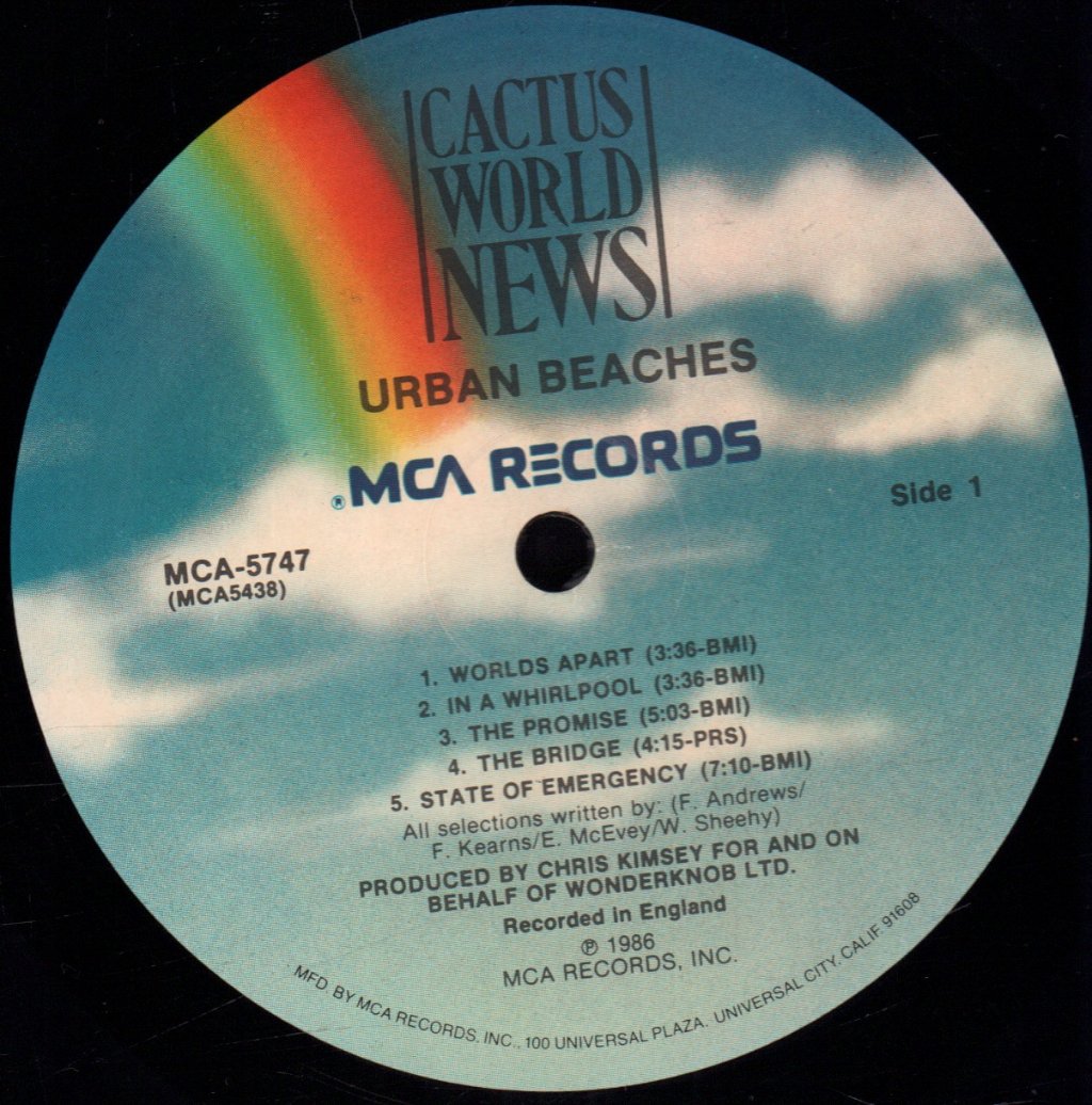 Cactus World News - Urban Beaches - Lp