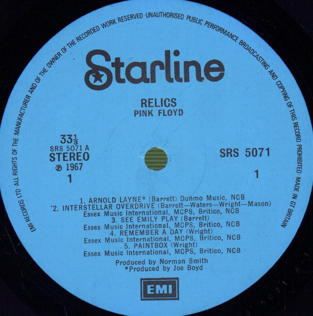 Pink Floyd - Relics - Lp