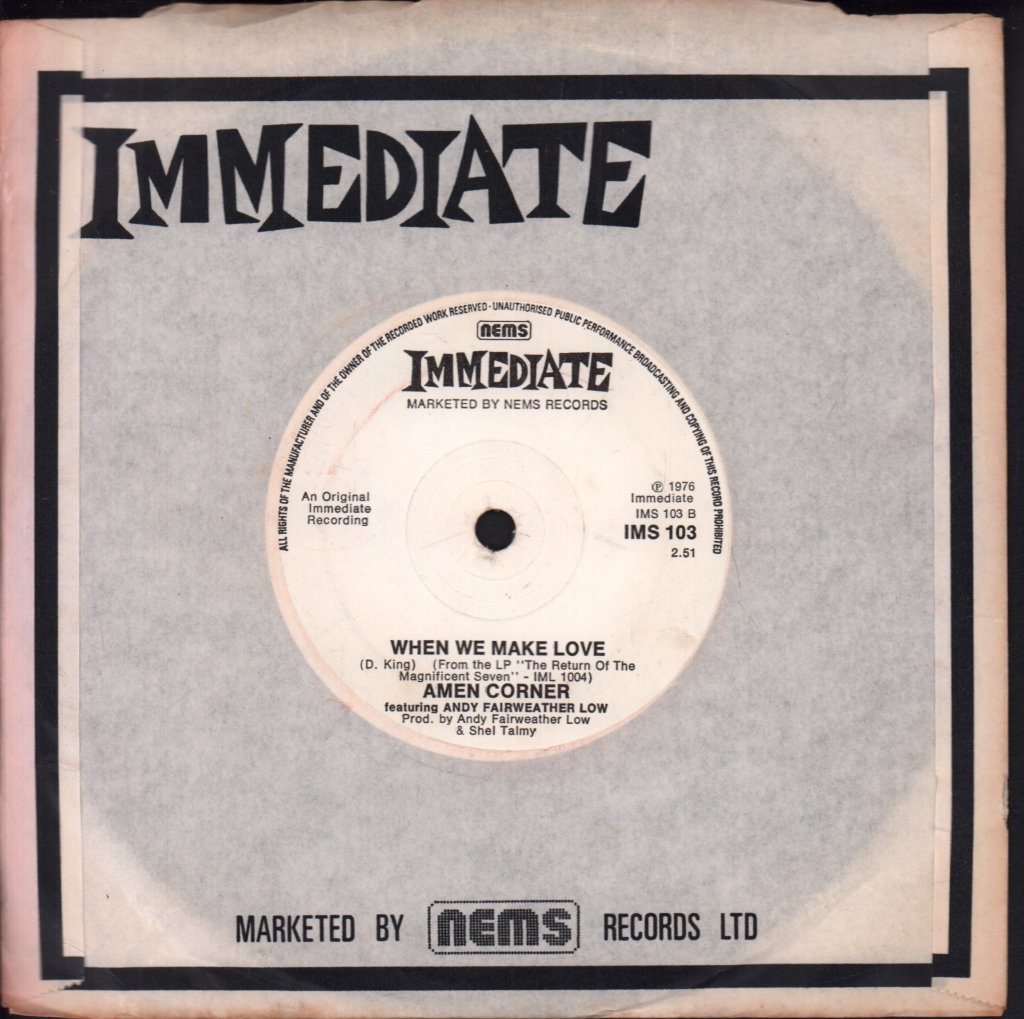Amen Corner - Half As Nice - 7 Inch