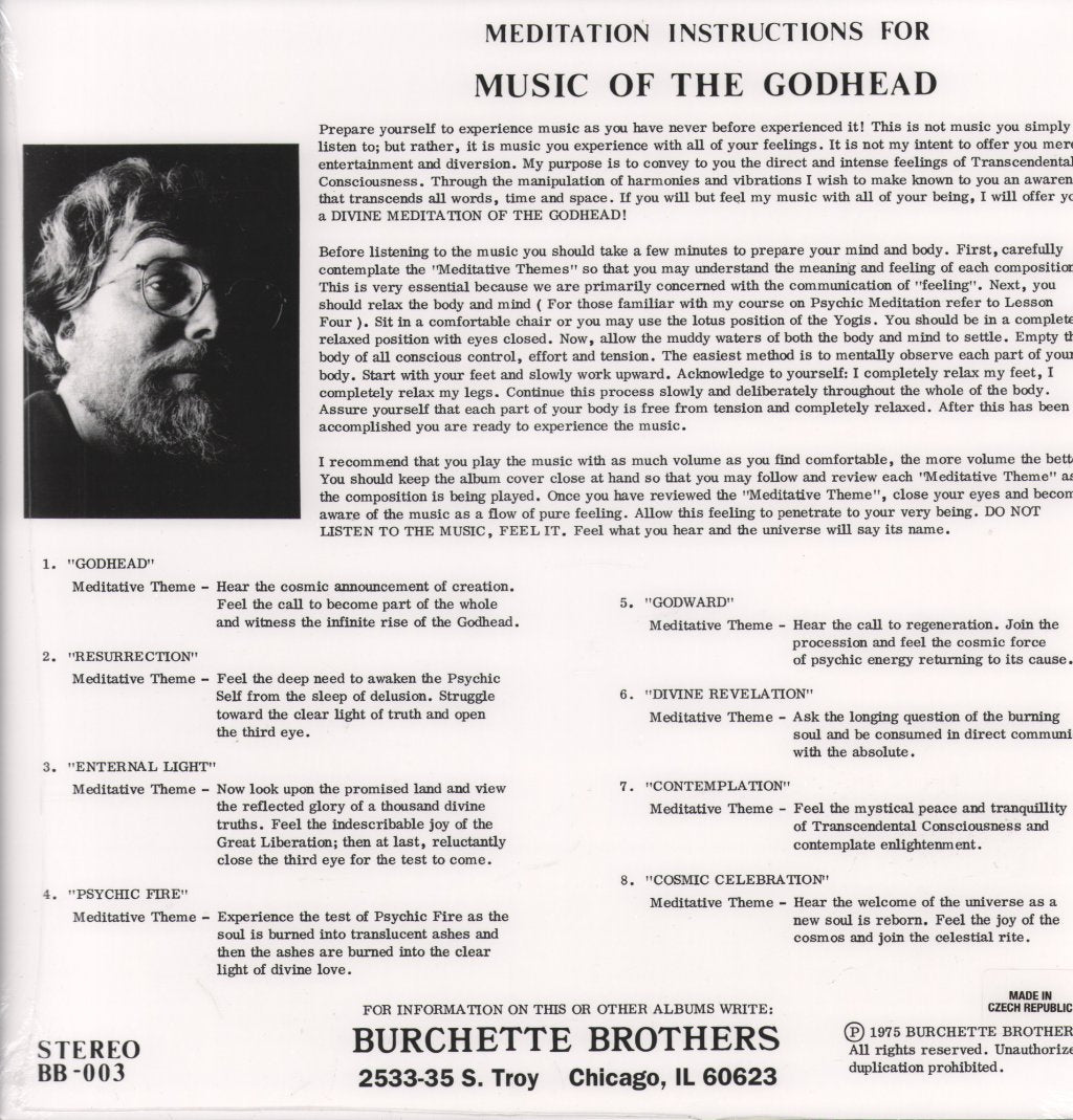 Master Wilburn Burchette - Music of the Godhead - Lp