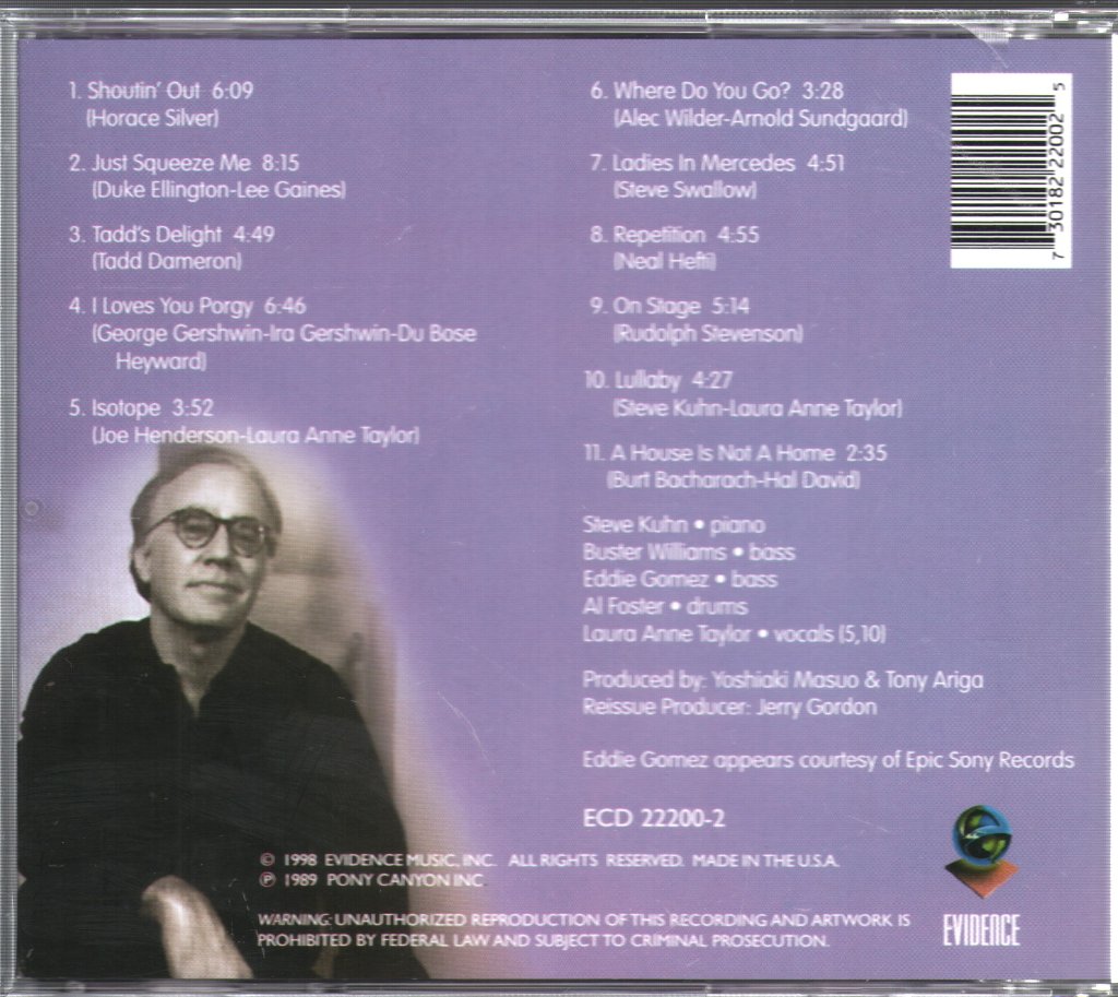 Steve Kuhn - Porgy - Cd