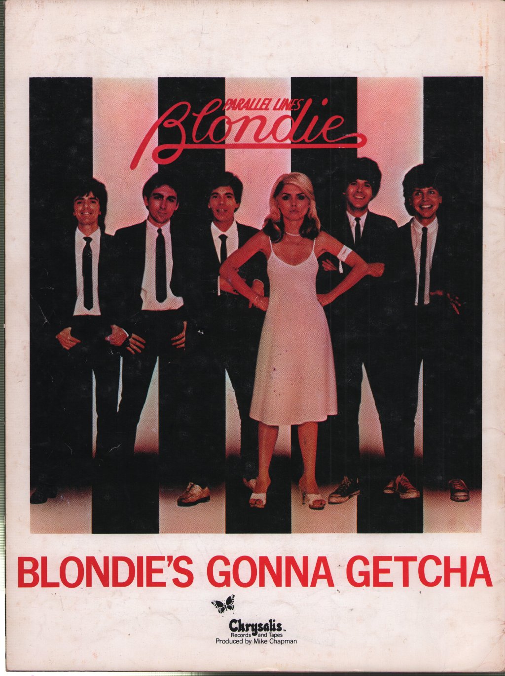 Blondie - Parallel Lines Tour - Tour Programme