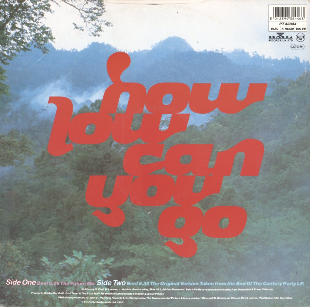 Gary Clail - Beef - 12 Inch