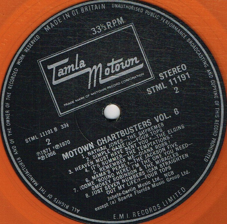 Various Artists - Motown Chartbusters Vol 6 - Lp