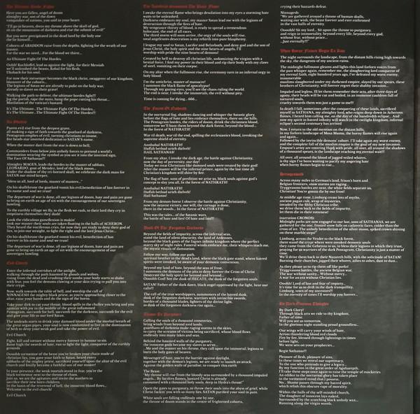 Enthroned - Towards The Skullthrone Of Satan / Regie Sathanas - Double Lp