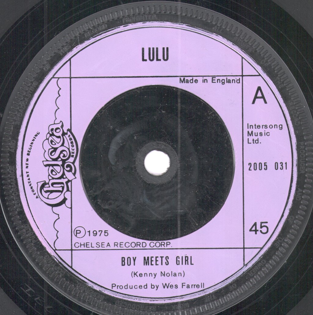 Lulu - Boy Meets Girl - 7 Inch