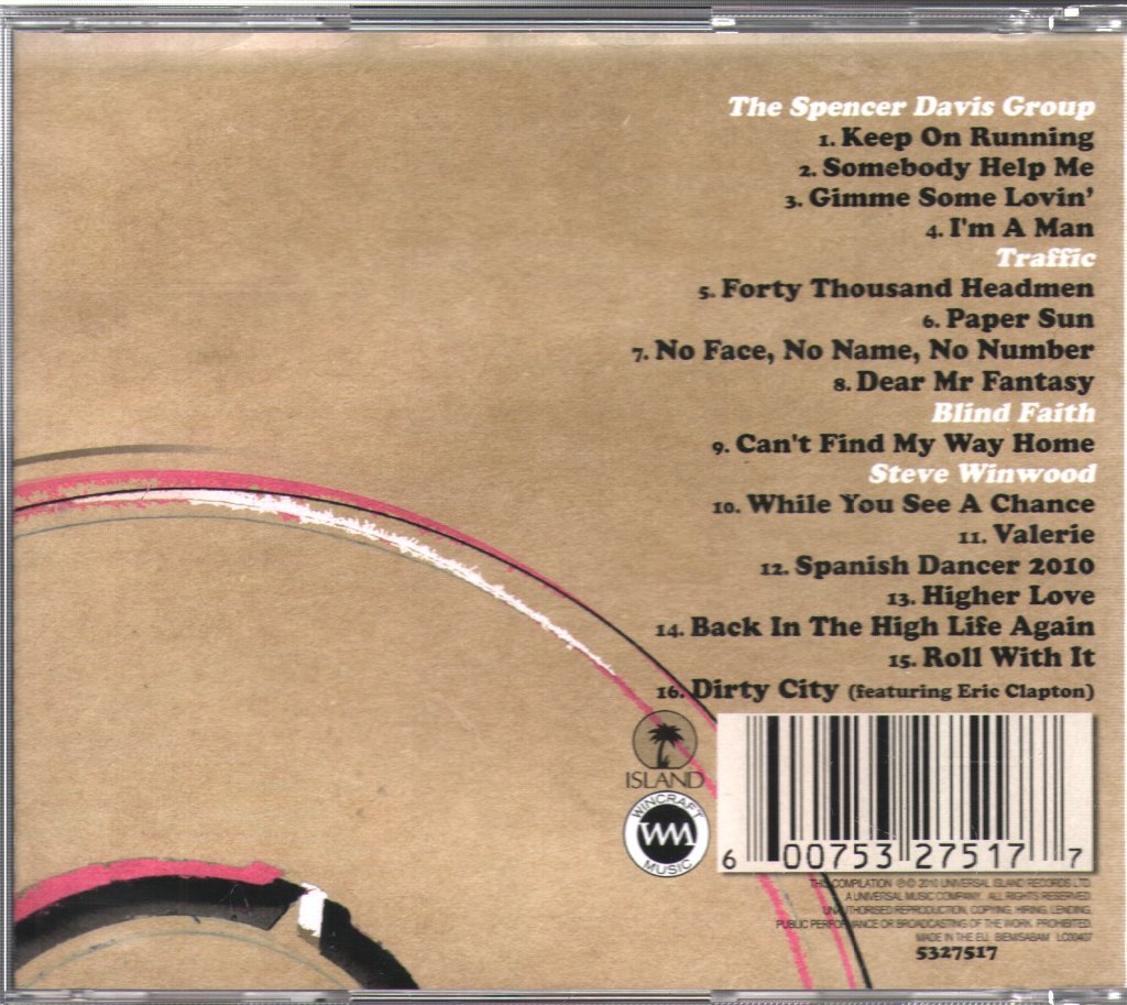 Steve Winwood - Revolutions: The Very Best Of Steve Winwood - Cd