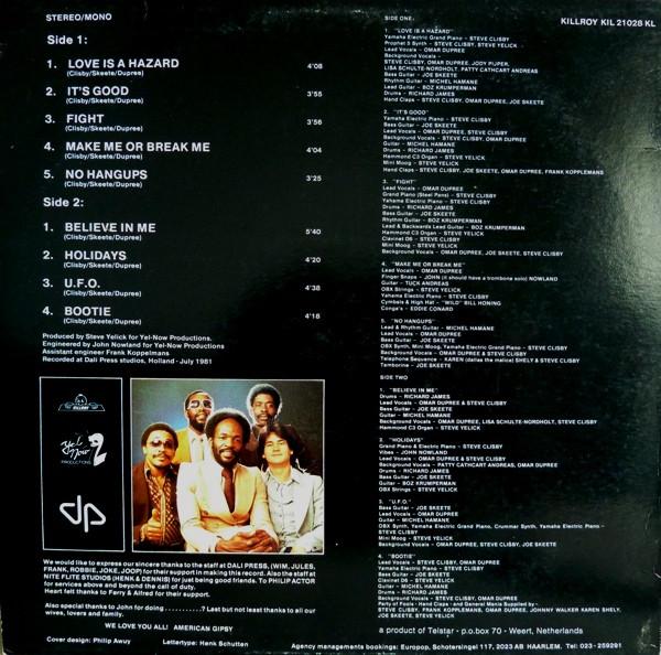 American Gypsy - Love Is A Hazard - Lp