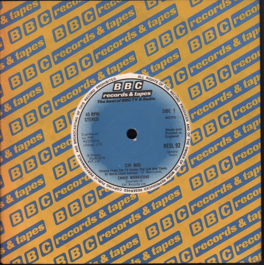 Ennio Morricone - Chi Mai - 7 Inch
