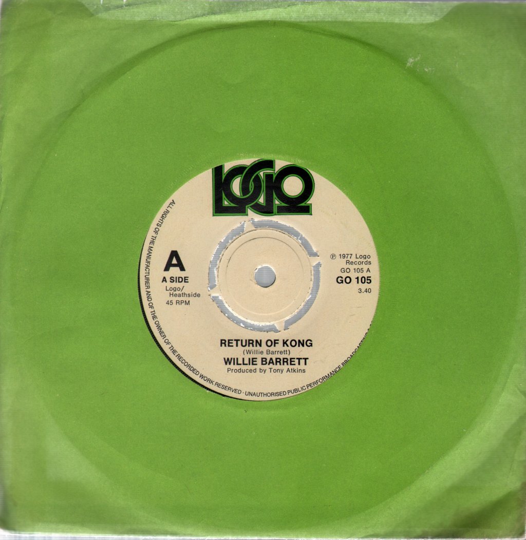 Willie Barrett - Return Of Kong - 7 Inch