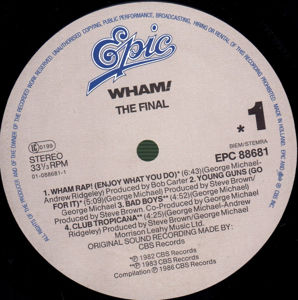 Wham - Final - Double Lp