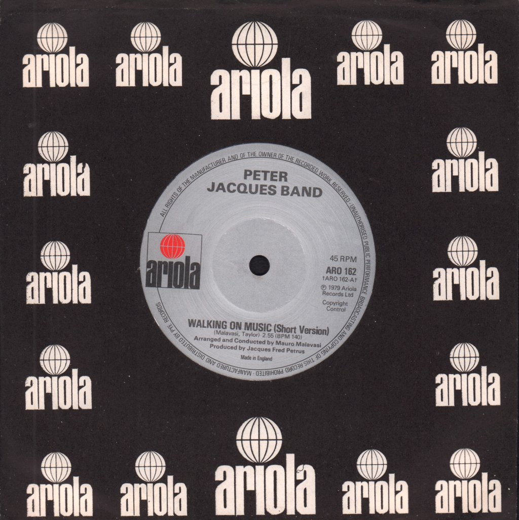 Peter Jacques Band - Walking On Music - 7 Inch