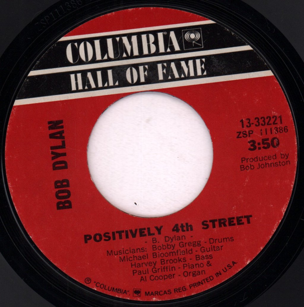 Bob Dylan - Positively 4th Street - 7 Inch