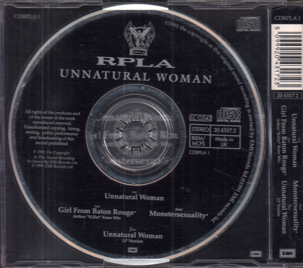 Rpla - Unnatural Woman - Cd