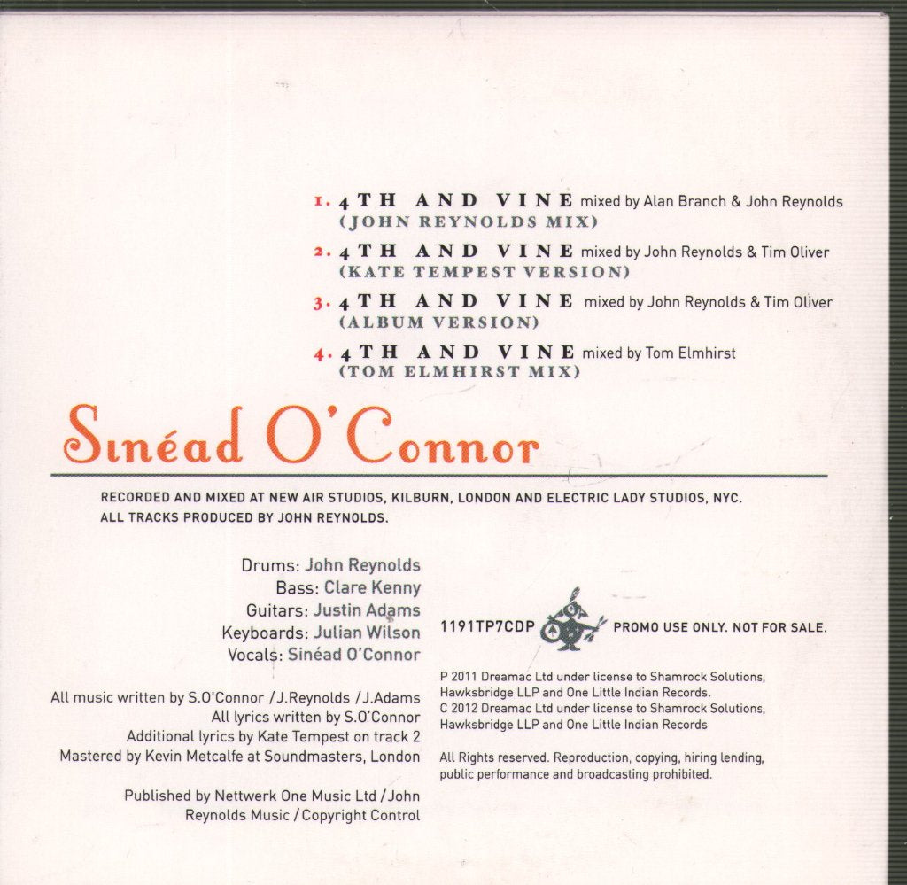 Sinéad O'Connor - 4th And Vine - Cd