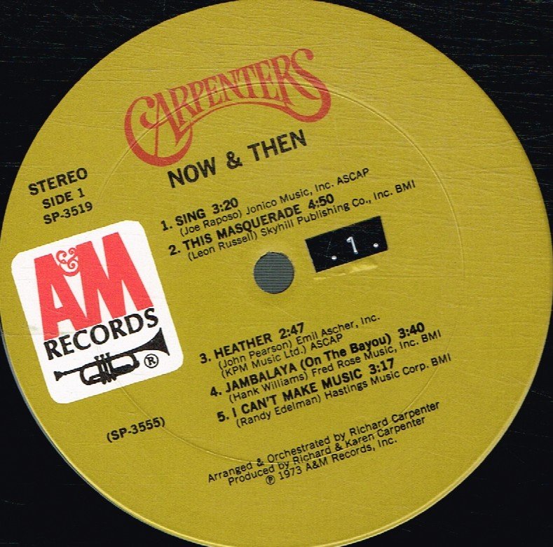 Carpenters - Now & Then - Lp