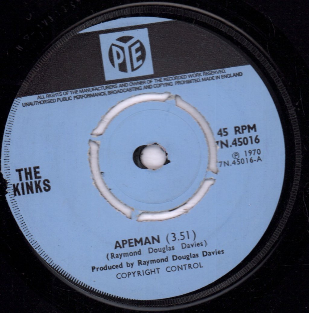 Kinks - Apeman - 7 Inch