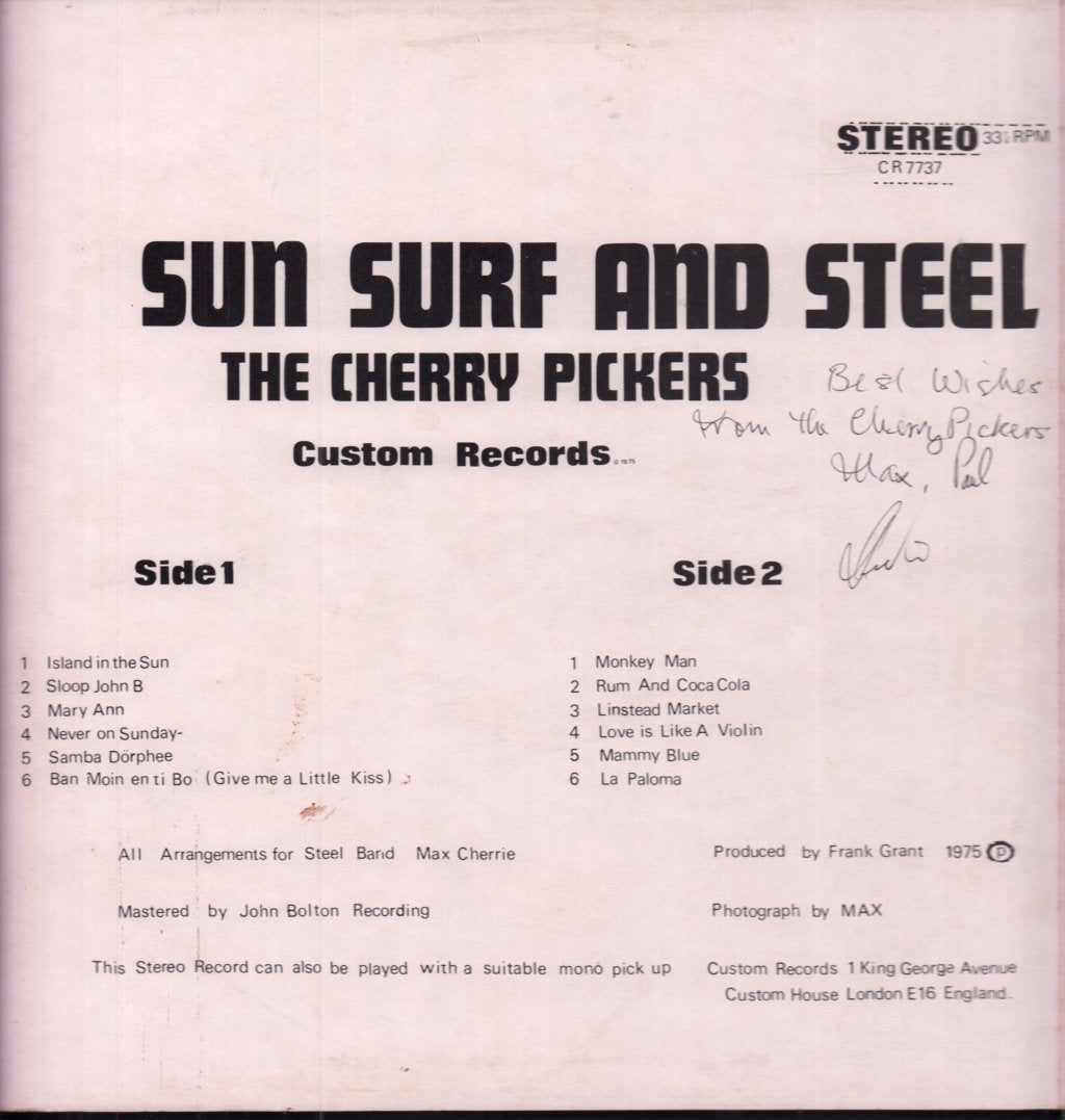 Cherry Pickers - Sun Surf And Steel - Lp