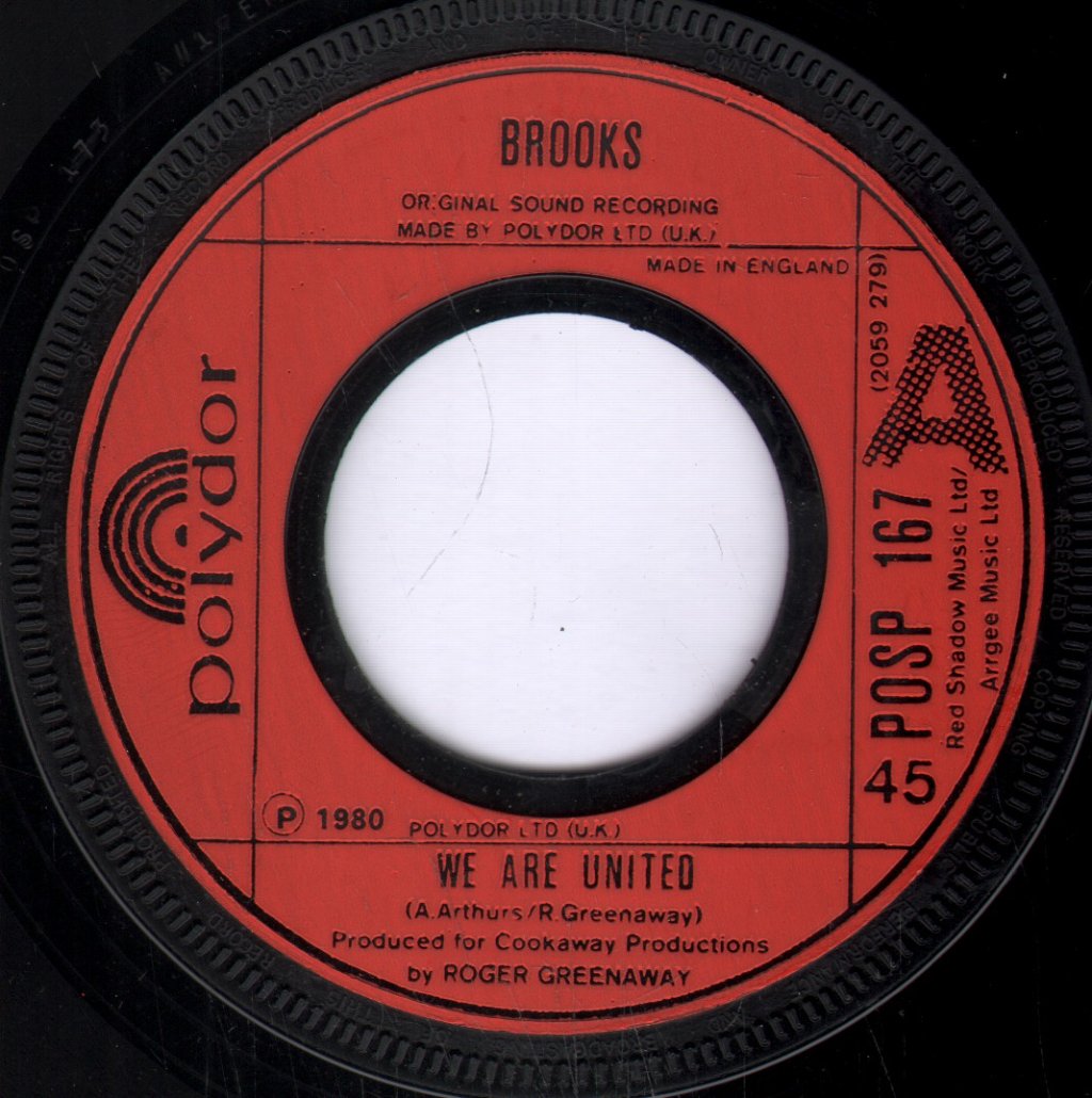 Brooks (70'S/80'S Group) - We Are United - 7 Inch