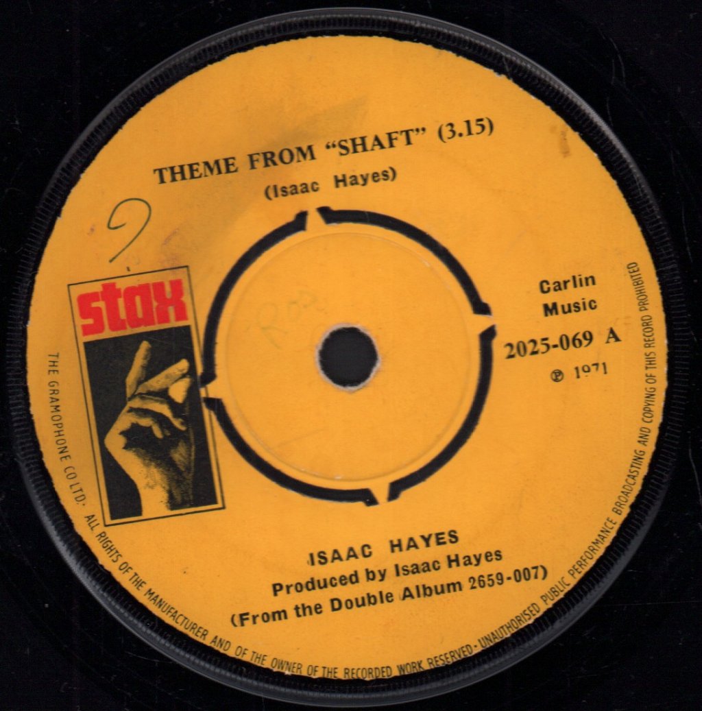 Isaac Hayes - Theme From "Shaft" - 7 Inch