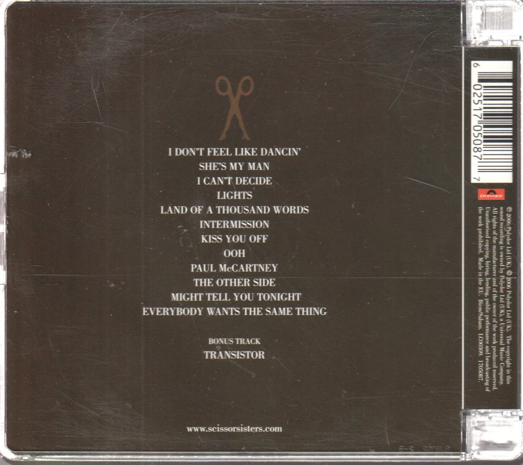 Scissor Sisters - Ta-Dah - Cd