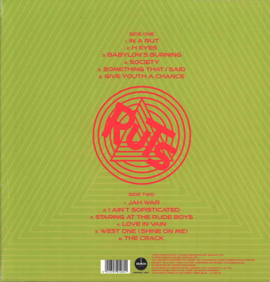 Ruts - Shine On Me: The Singles Collection 1979 - 1980 - Lp