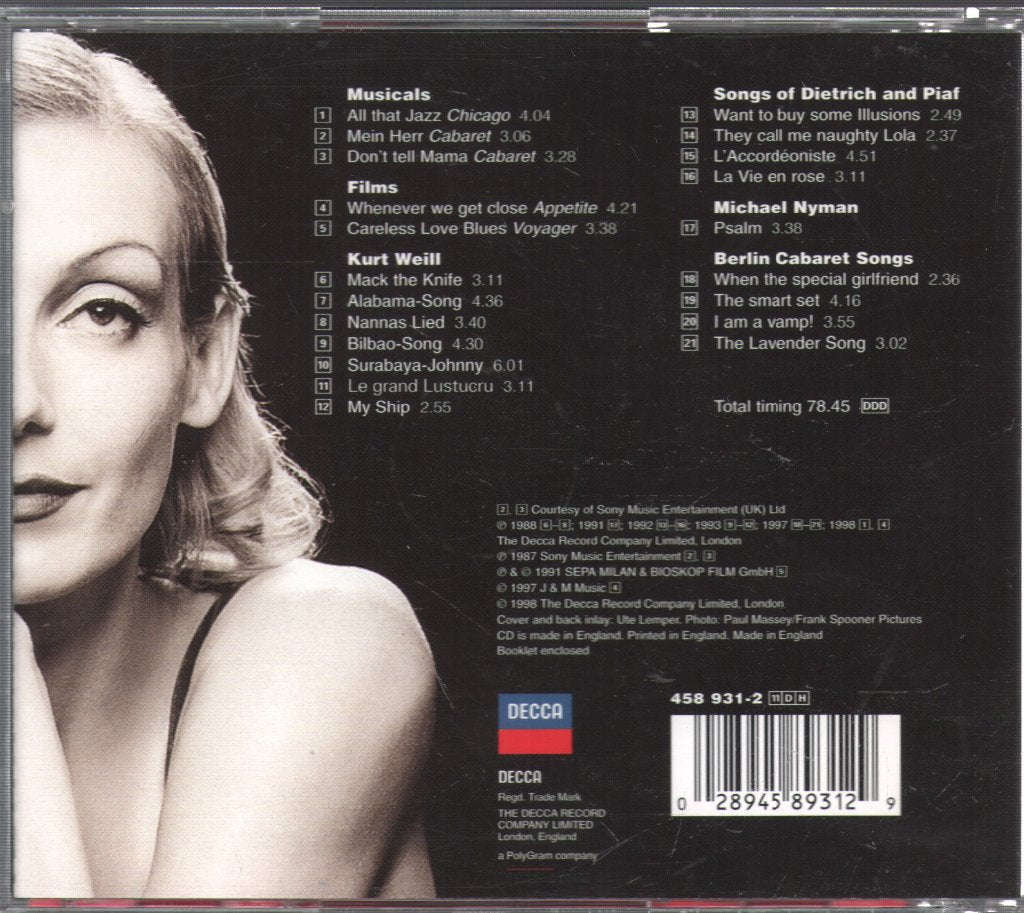 Ute Lemper - Best Of - Cd