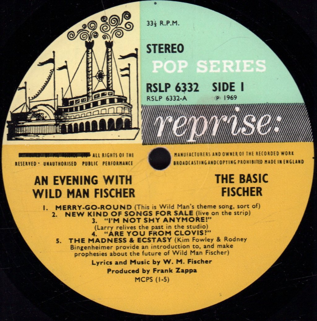 Wild Man Fischer - An Evening With Wild Man Fischer - Double Lp