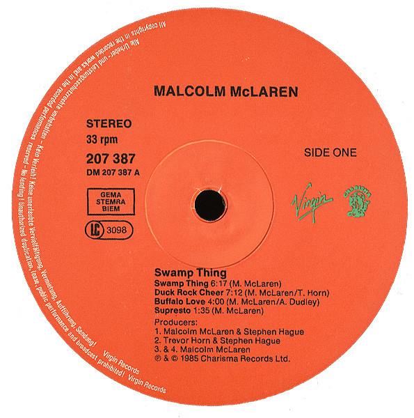 Malcolm McLaren - Swamp Thing - Lp