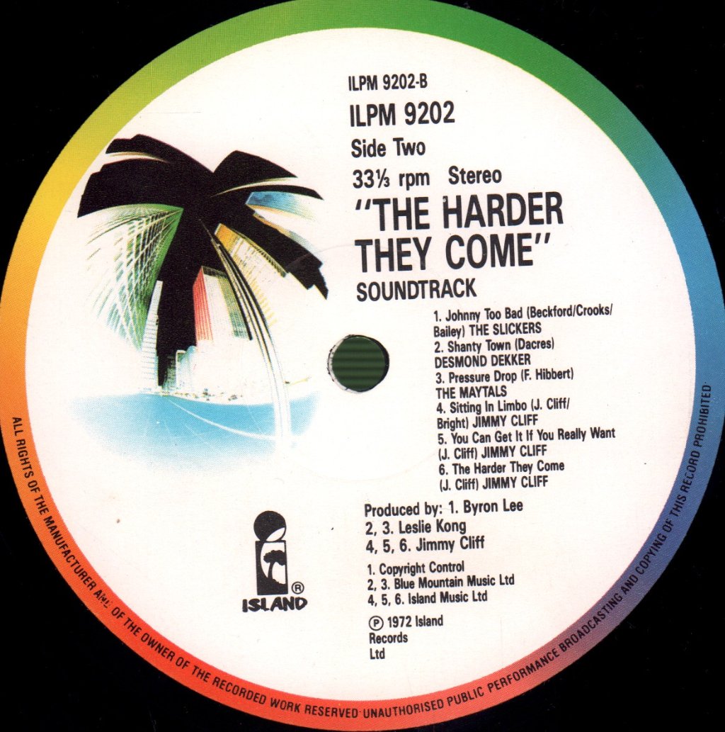 Various Artists - Harder They Come (Original Soundtrack Recording) - Lp