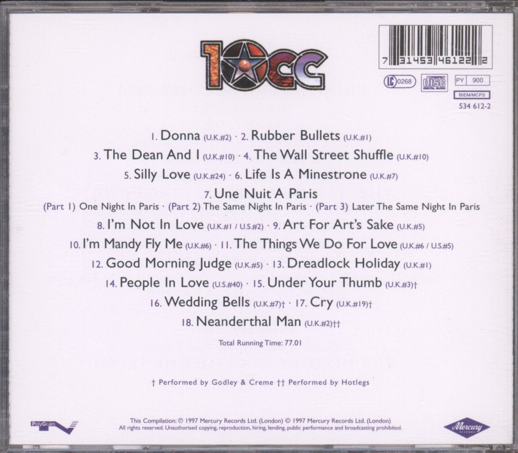 10cc - Very Best Of 10cc - Cd