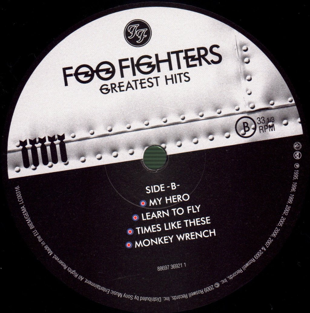 Foo Fighters - Greatest Hits - Double Lp