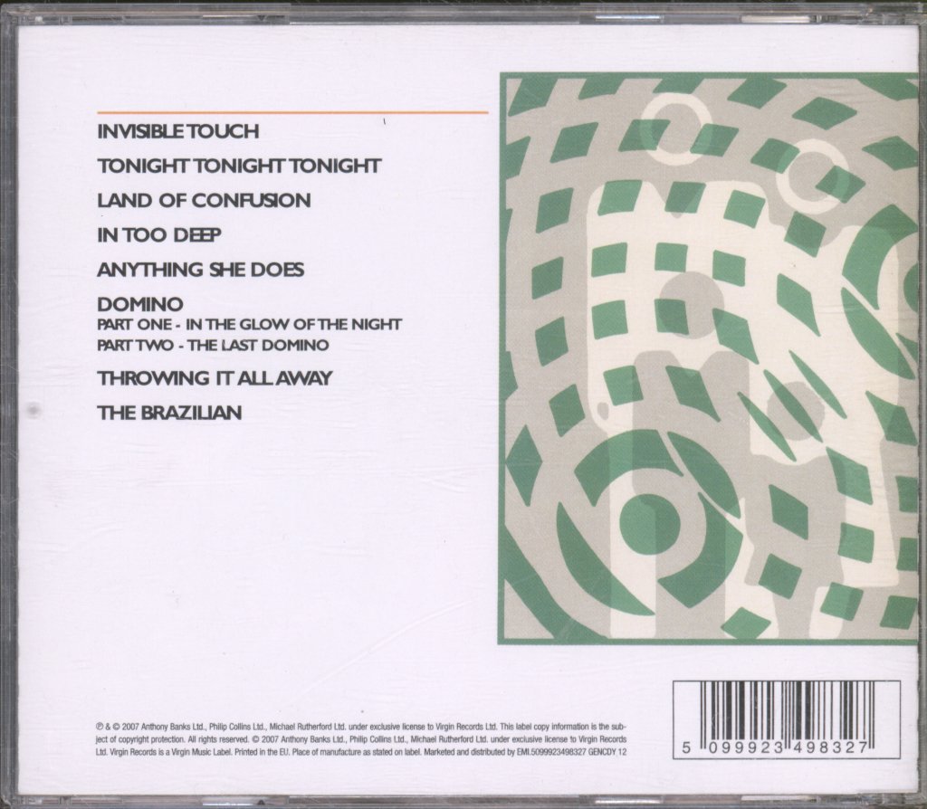 Genesis - Invisible Touch - Cd