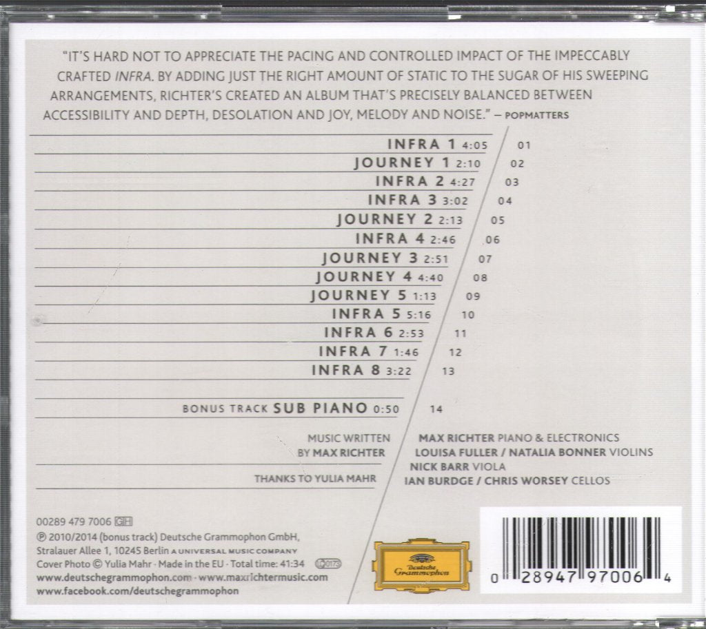 Max Richter - Infra - Cd