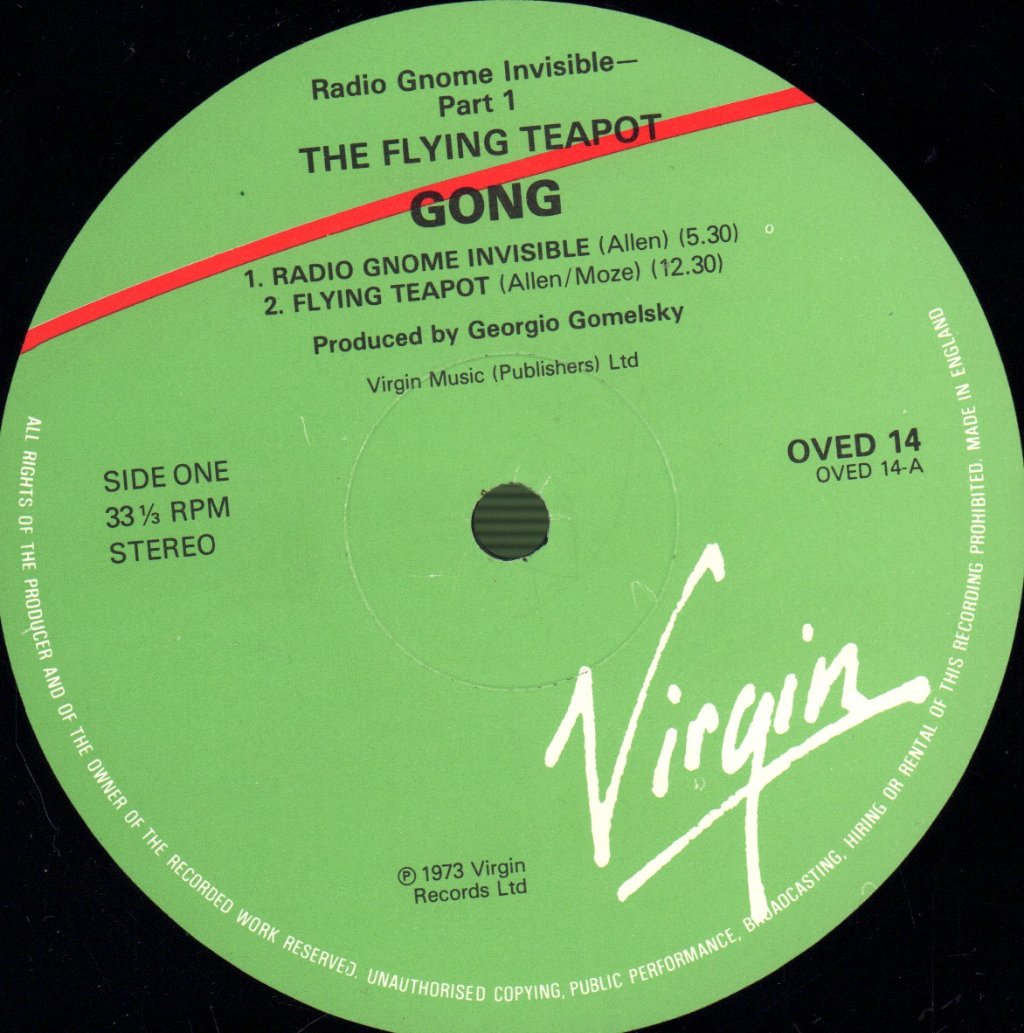Gong - Flying Teapot - Lp