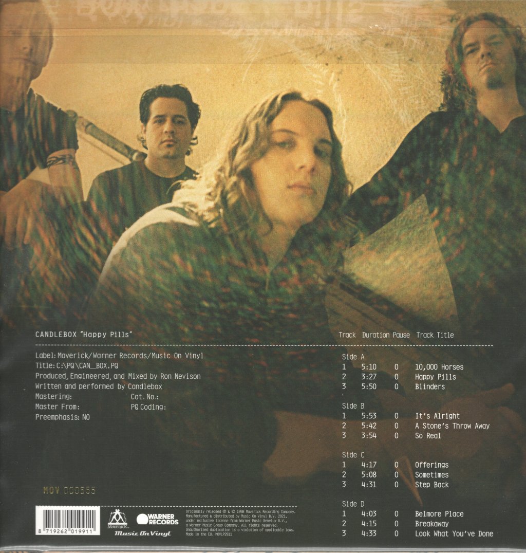 Candlebox - Happy Pills - Double Lp